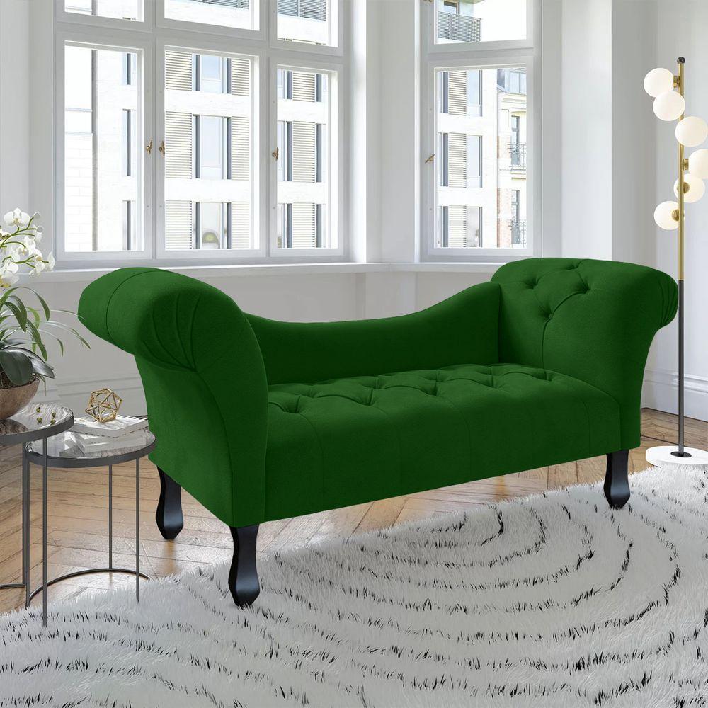Recamier Divã Athena 1,60m Verde - Am Interiores