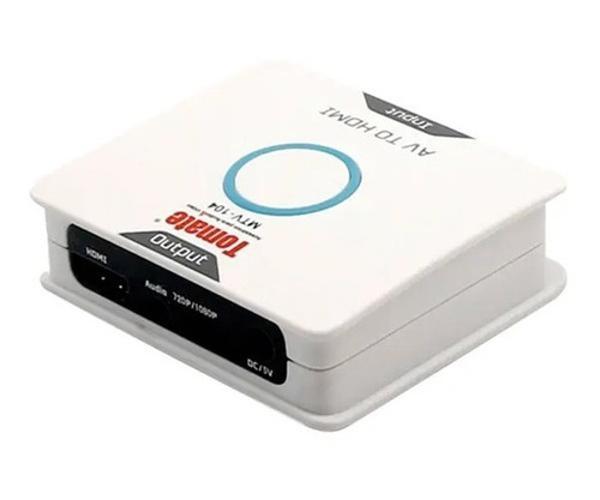 Miniatura Mini Conversor De Sinal Mtv-104 Adaptador Av Hdmi Full Hd