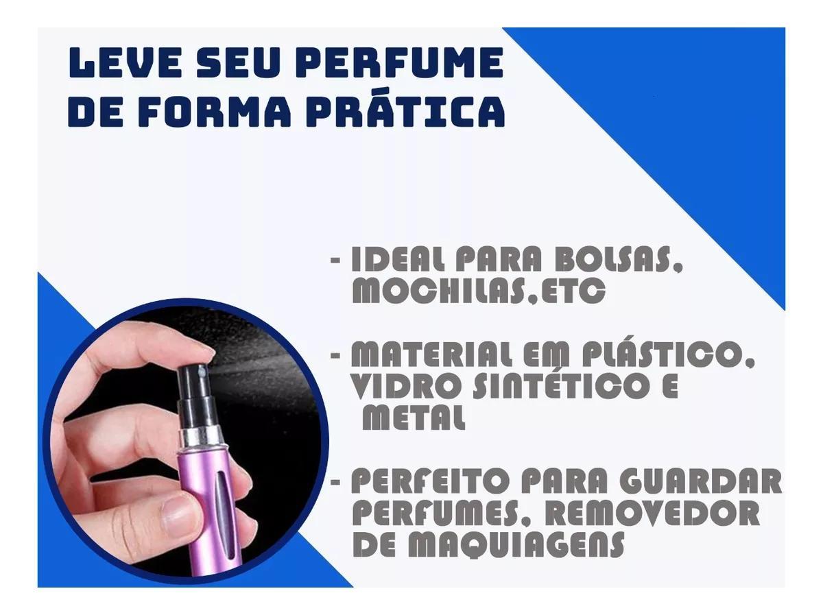 Miniatura Porta Perfume Borrifador Decant Recarregável - 5Ml