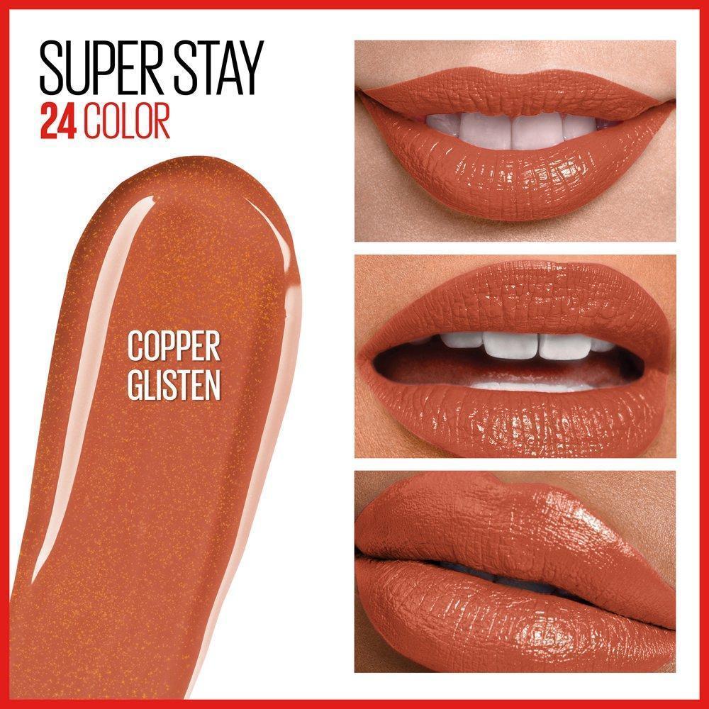 Miniatura Maybelline Super Stay Batom Líquido 24Hrs 2 Etapas Cor: 910