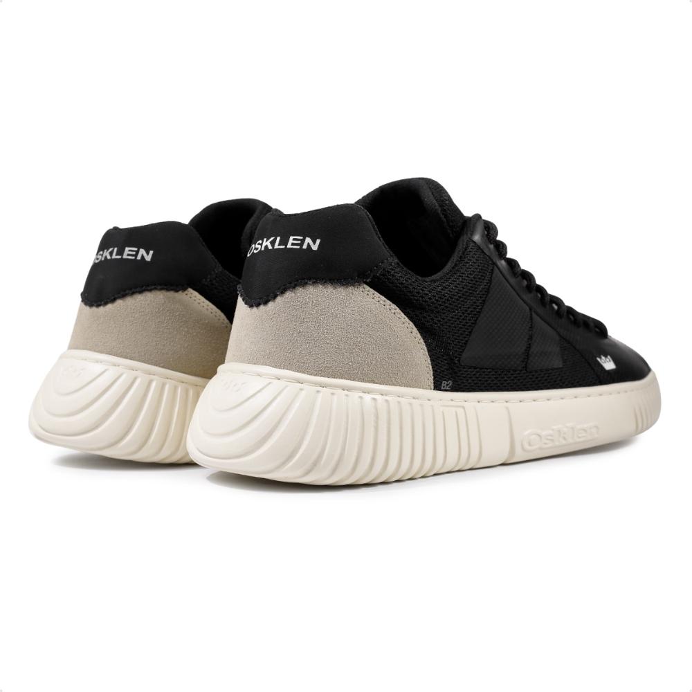 Miniatura Tênis Osklen Riva Fusionado Masculino Preto / Cinza - 39