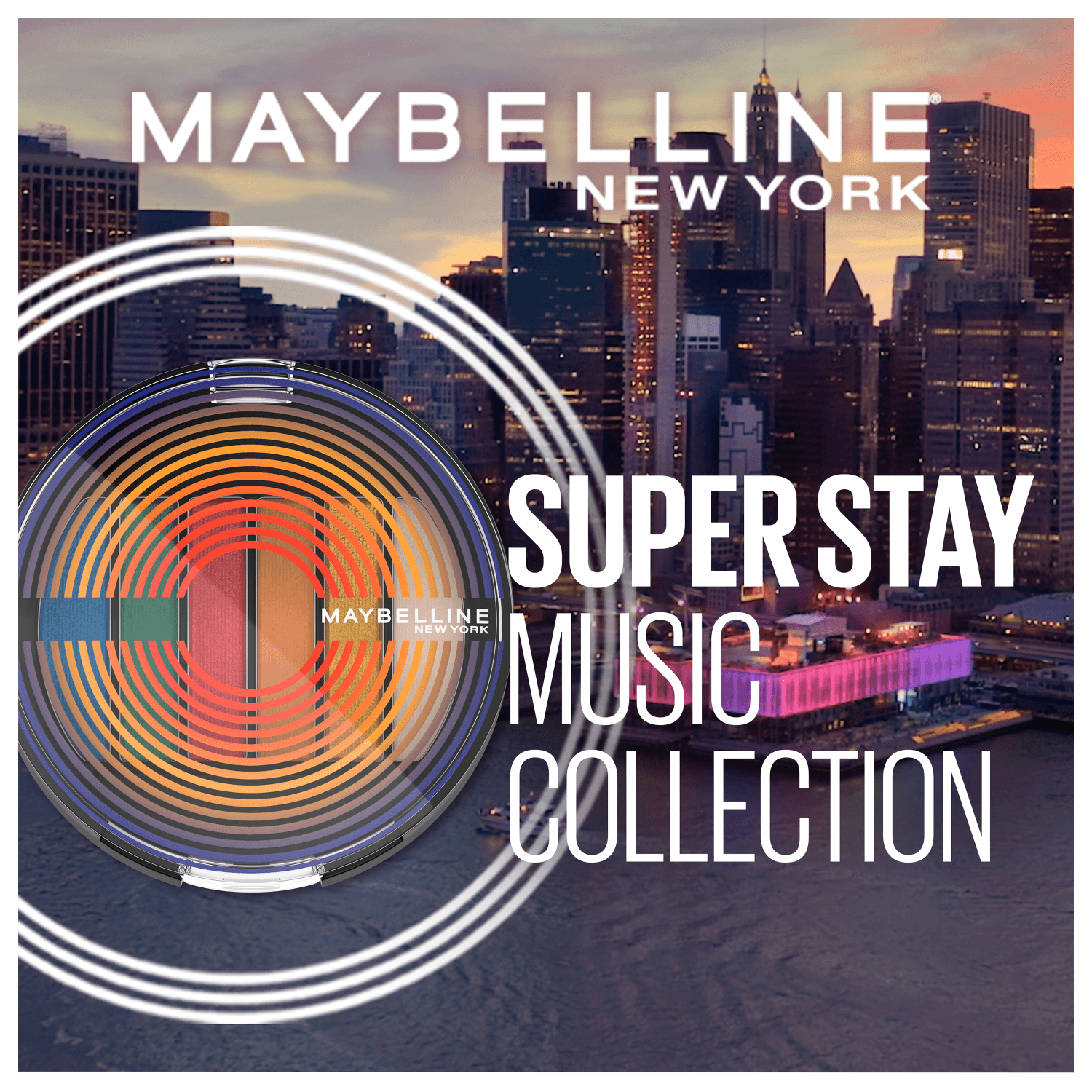 Maybelline SuperStay Music Collection Reggaeton - Paleta de Sombras 40g