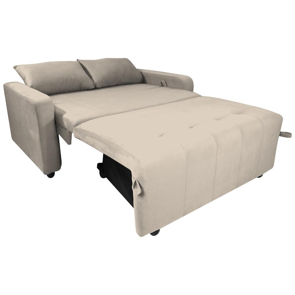 Miniatura Sofá Cama 2 Lugares Amora New Bege