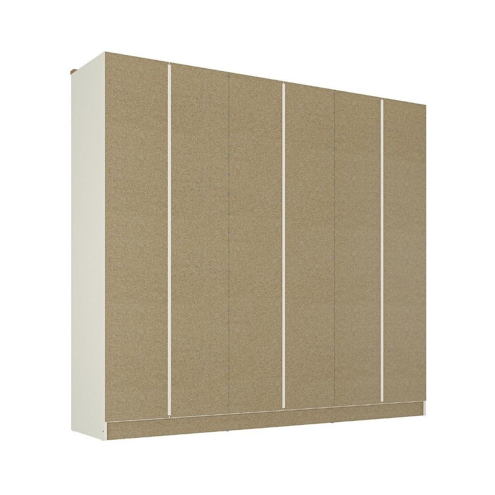 Guarda-roupa Casal 6 Portas 4 Gavetas Ananda Cabecasa Madeiramadeira OFFWHITE