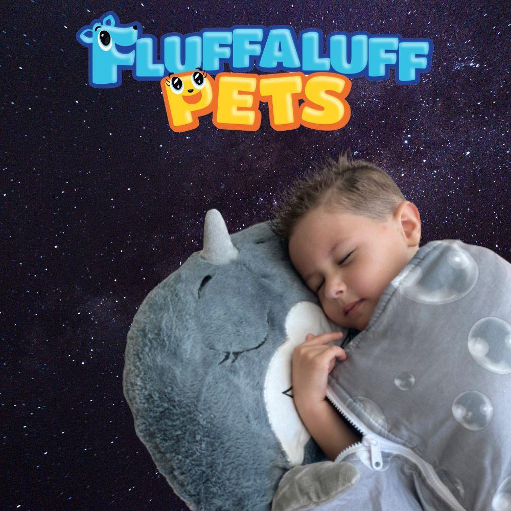 Saco De Dormir Tubarão + Fronha Tubarão Fluffaluff Pets