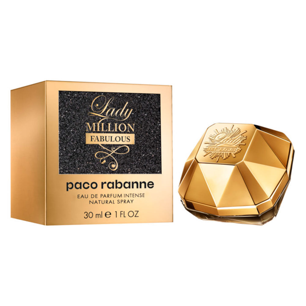 Miniatura Lady Million Fabulous Paco Rabanne Perfume Feminino EDP 30ml
