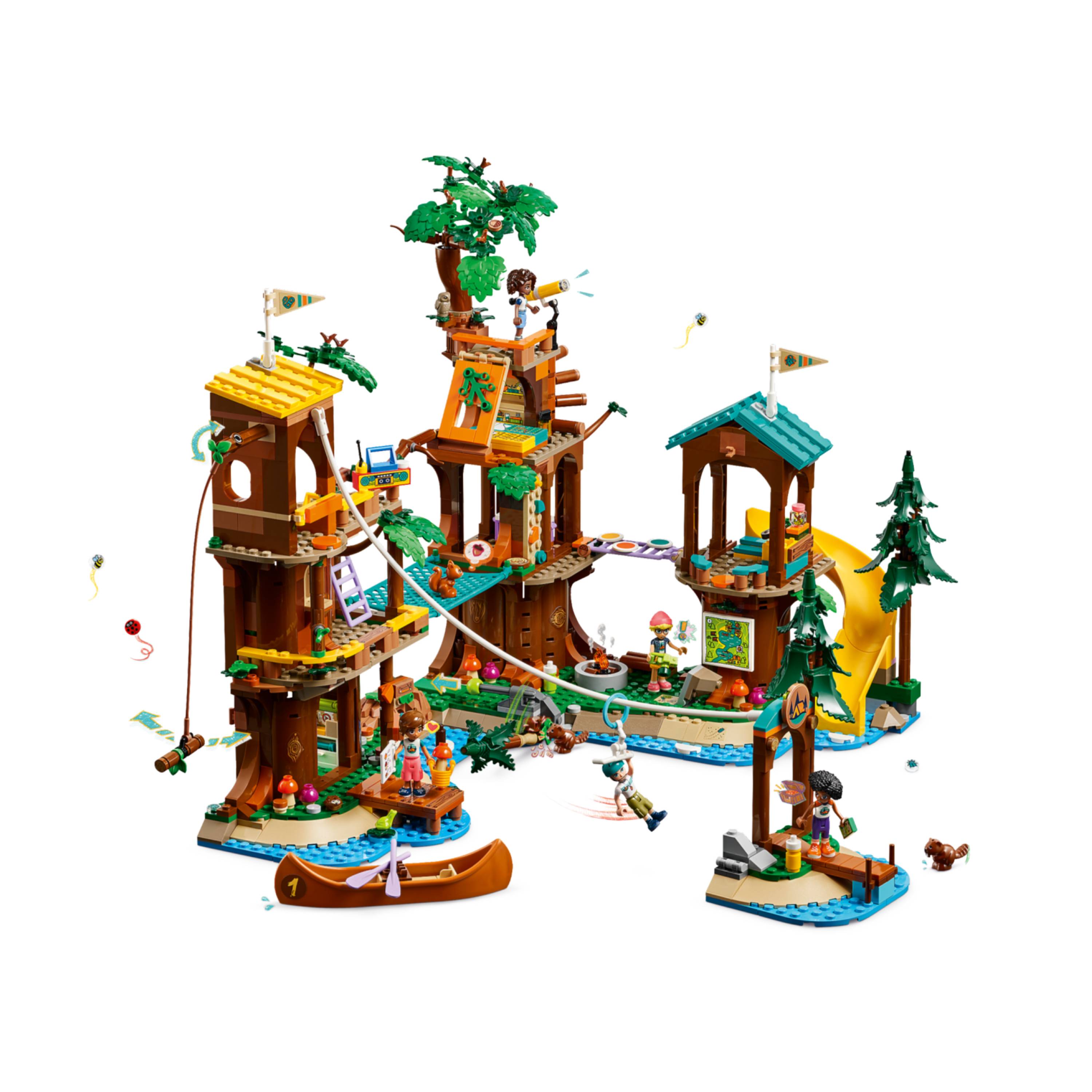 Miniatura LEGO Friends - Casa na árvore do acampamento de aventura