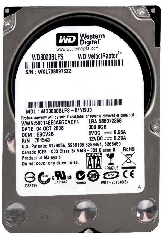 Miniatura HD WD SATA 300GB 10K 2.5 VelociRaptor