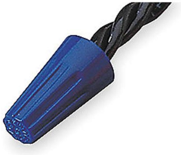 Miniatura 500 Conectores Torção Emenda Cabos Azul - 0,8 a 3,9mm