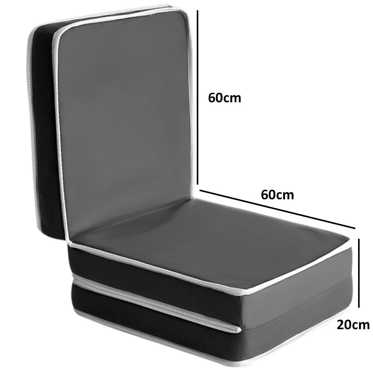 Miniatura Puff Dobrável Solteiro D33 Ortopédico 60Cm X 1,80Mt De Abrir