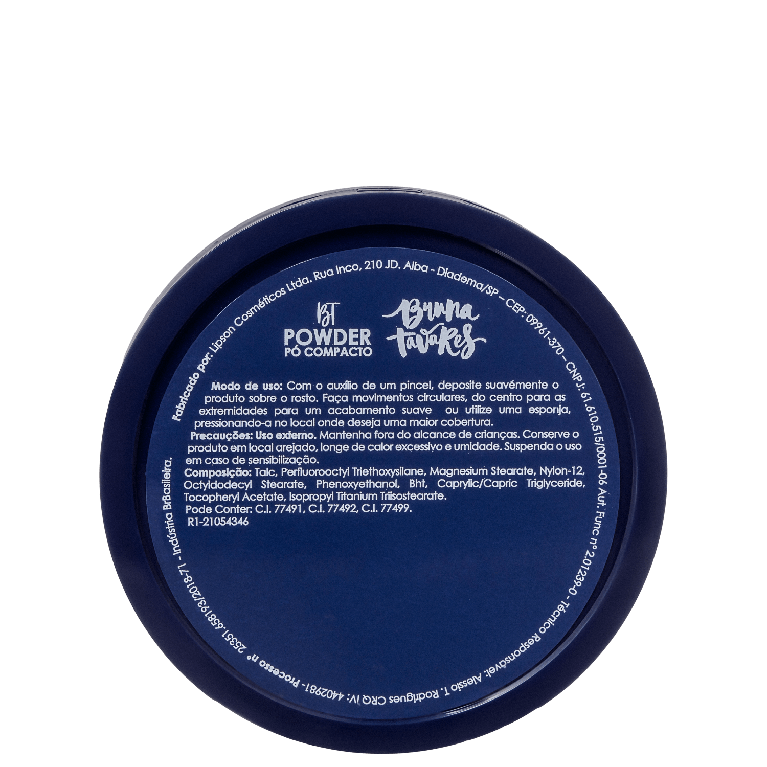 Bruna Tavares BT Powder 50 Nova Embalagem - Pó Compacto 11g