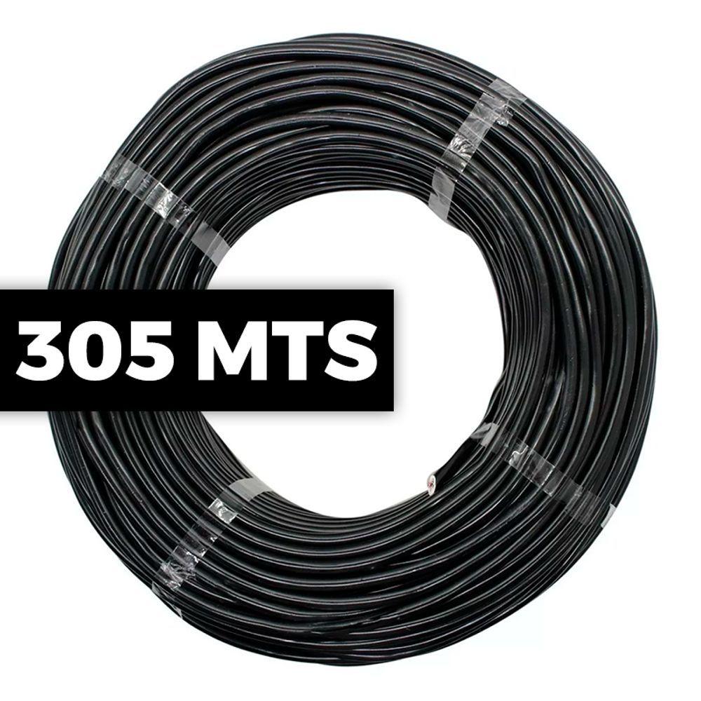 Miniatura Cabo De Rede Cat 5e Mpt Interno E Externo 305 Metros U/utp 4p X 24awg | Preto