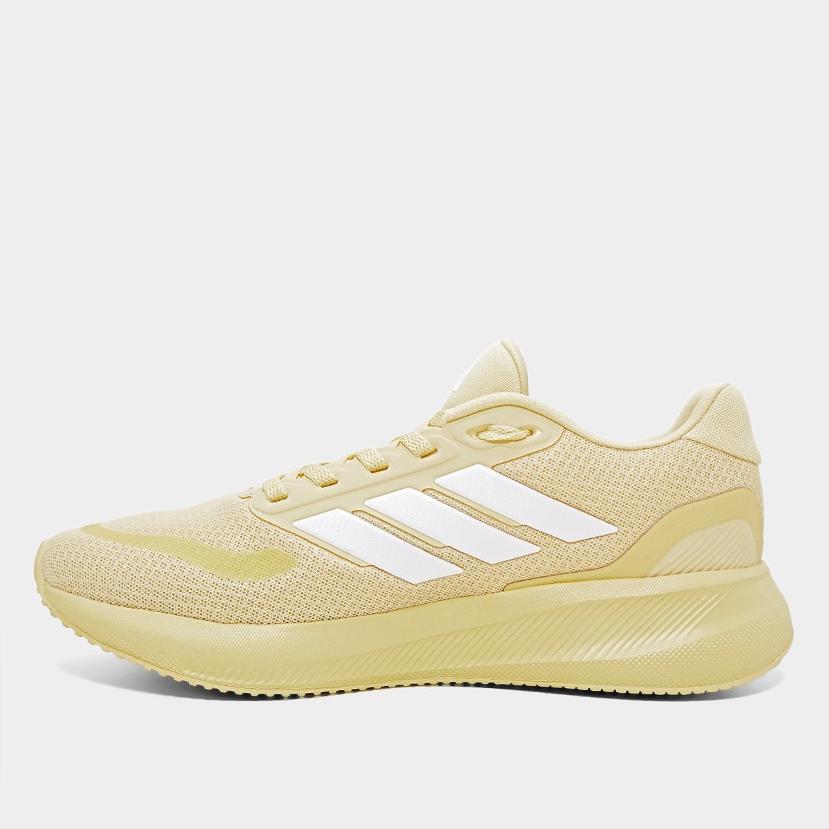 Miniatura Tênis Adidas Runfalcon 5 Feminino Amarelo+Branco - 34