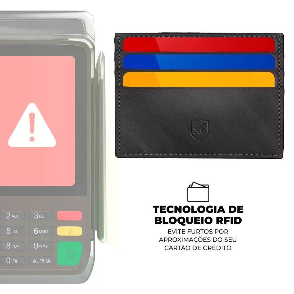 Miniatura Carteira porta cartão RFID - Ultra Safe - Gshield
