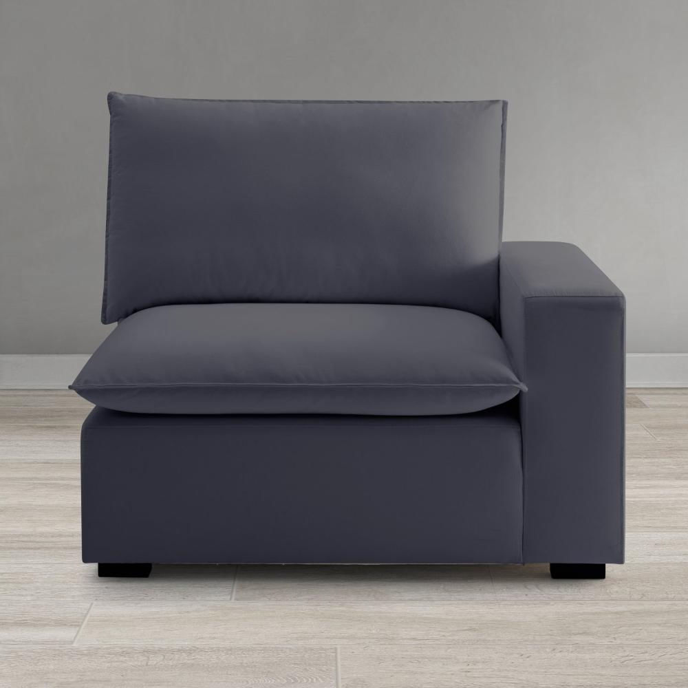 Miniatura Módulo Braço Esquerdo para Sofá Modular Hug 125cm CabeCasa MadeiraMadeira Azul