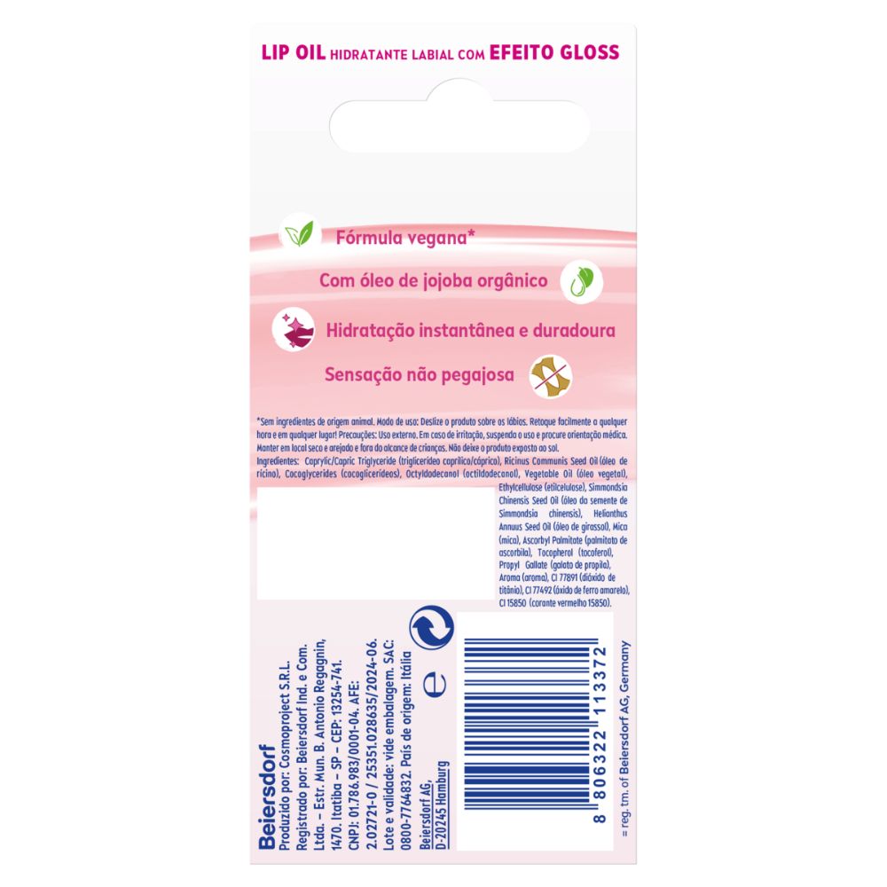 Miniatura Lip Oil Labial Natural Glow Nivea 5,5ml