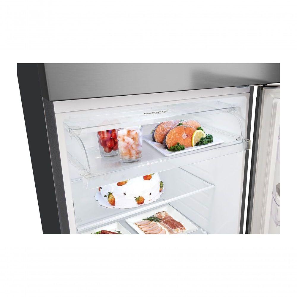 Geladeira LG Frost Free Inverter 461L Duplex Inox Look 110V