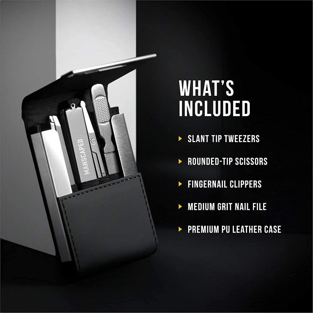 Miniatura Manscaped 2.0 Kit Tratamento De Unhas Homens Aço Inoxidável