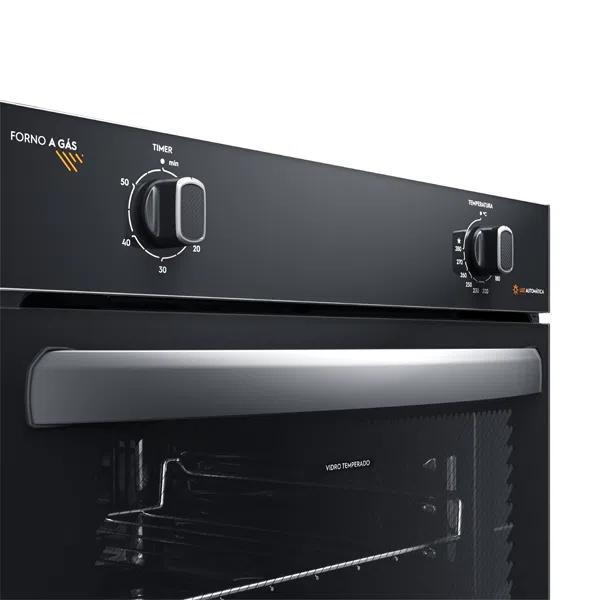 Forno Embutir Gás Continental 50L Com Toplimpafácil (Oc4Gm)
