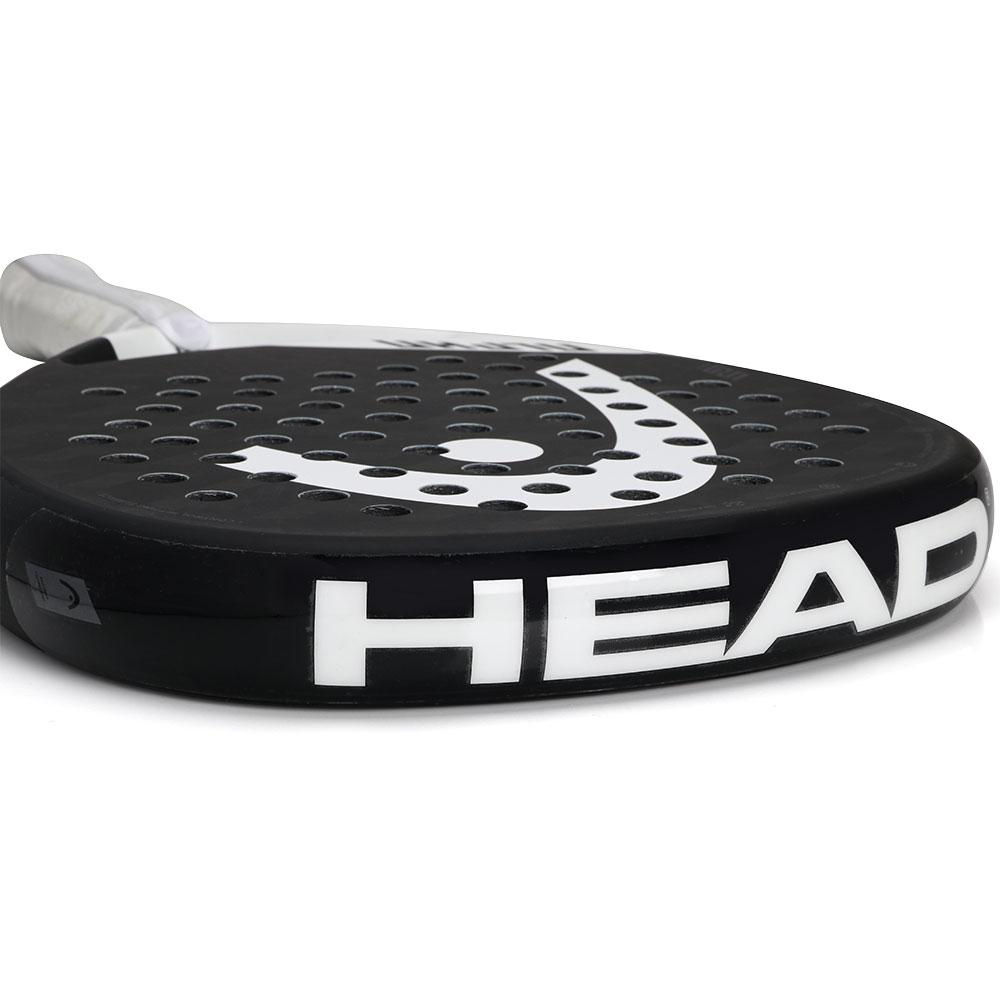 Raquete de Padel Head 360+ Alpha Pro Preta e Branca