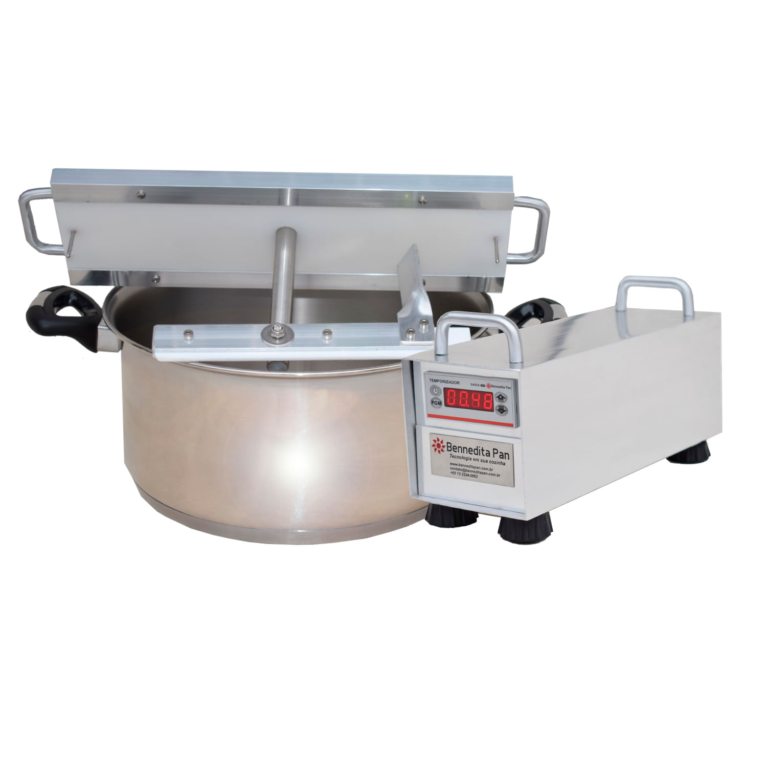 Miniatura Panela automática Bp Inox 8,5L p/ doces, brigadeiro, cremes