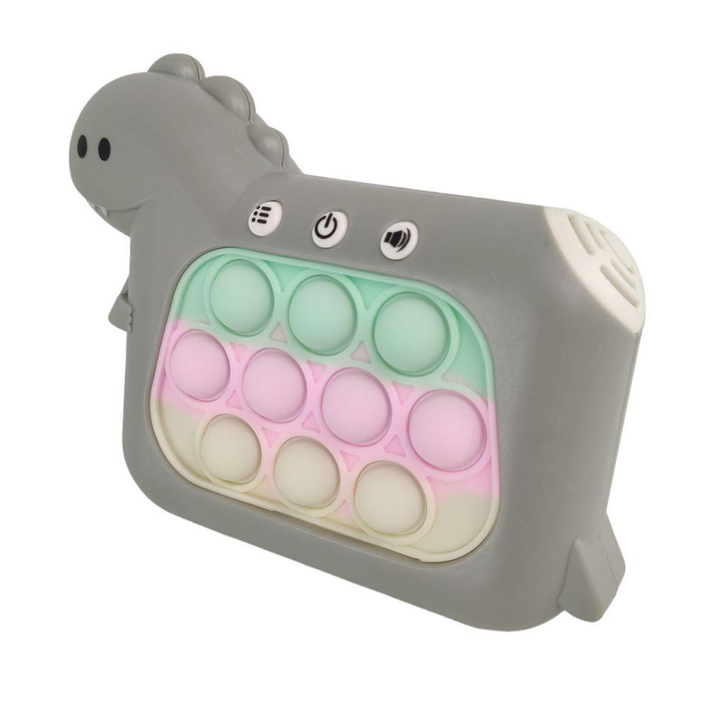 Miniatura Pop It Mini Game Interativo Som Luzes Dinossauro 4 Modos Relaxante Anti Estresse Sensorial Fidget