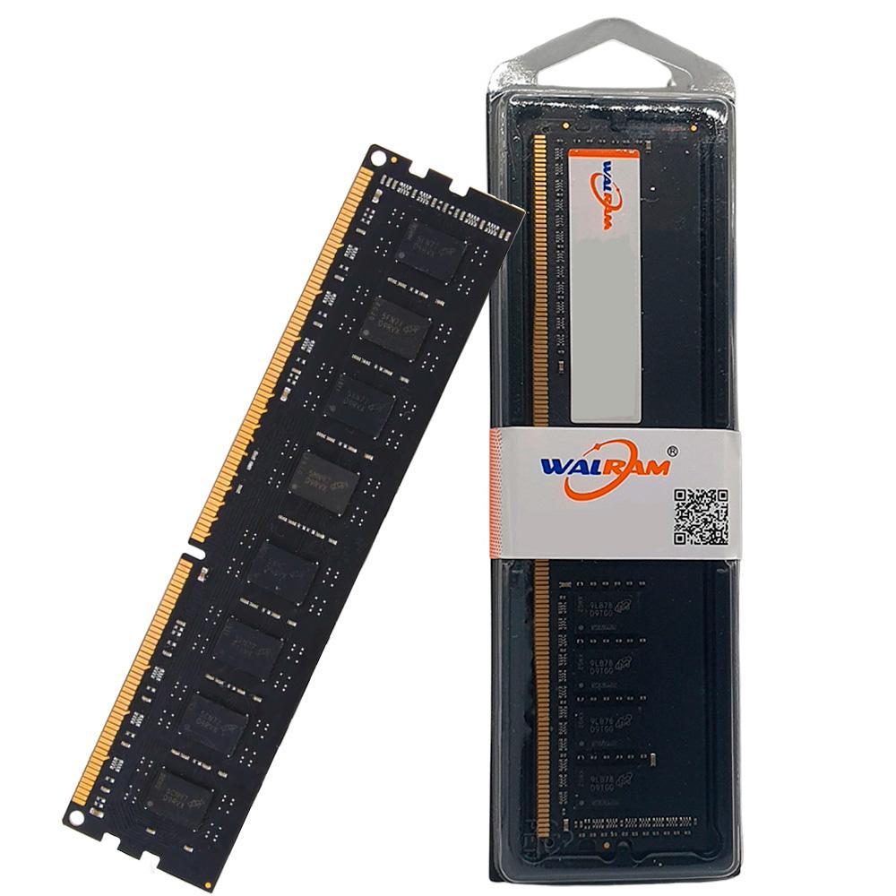 Miniatura Memória Ram Desktop 8Gb Ddr3 1600Mhz U-Dimm Walram - Preta