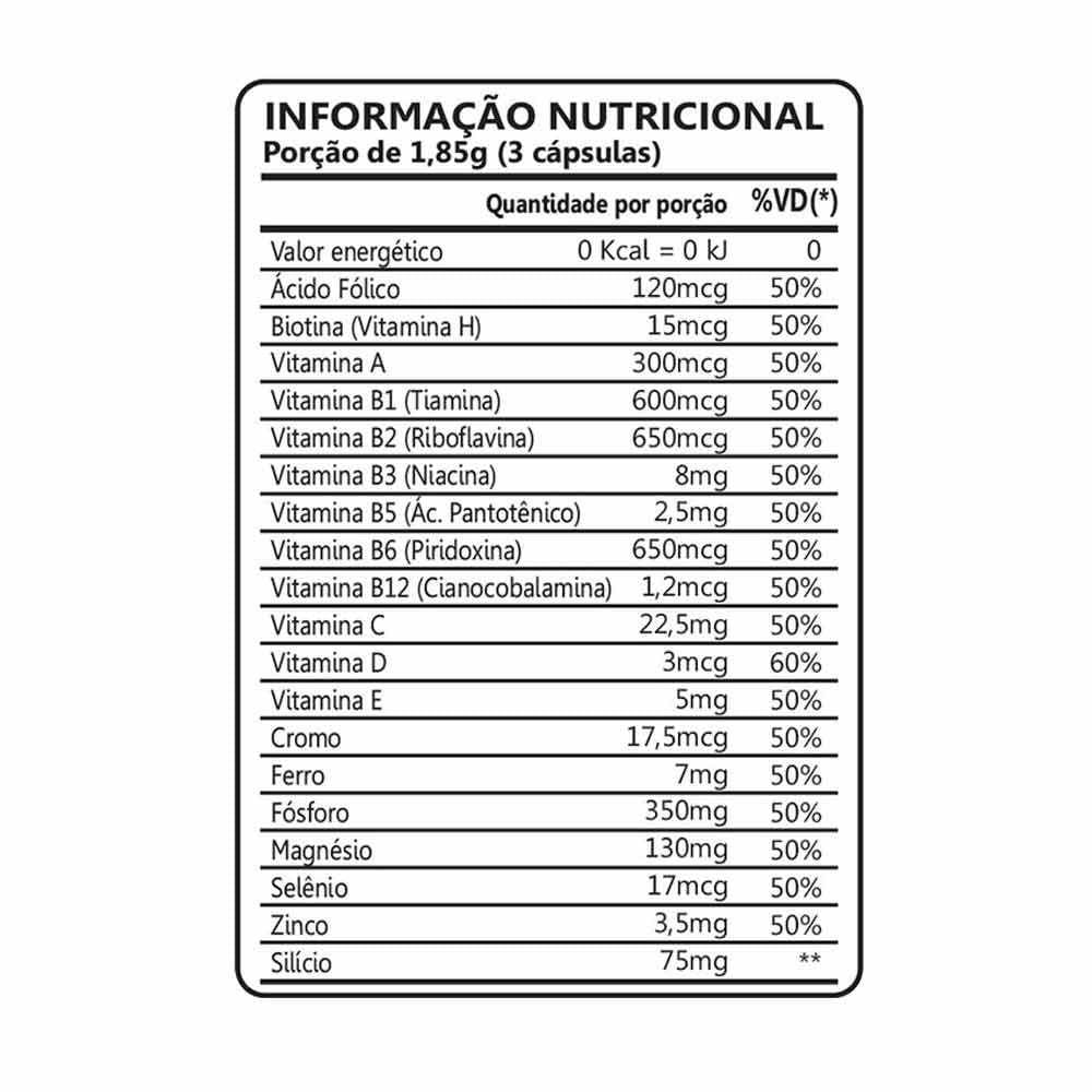 Miniatura Kit 02 Hairskin Femme Biotina E Minerais Maxinutri 90 Caps