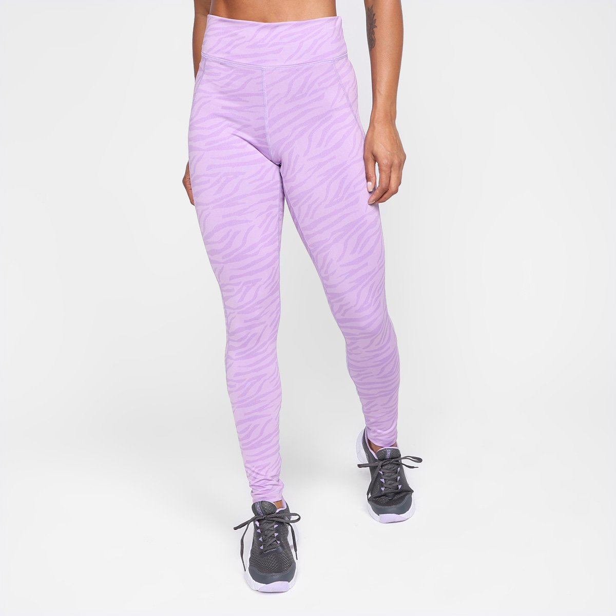 Miniatura Calça Legging Gonew Full Print Feminina Rosa - G