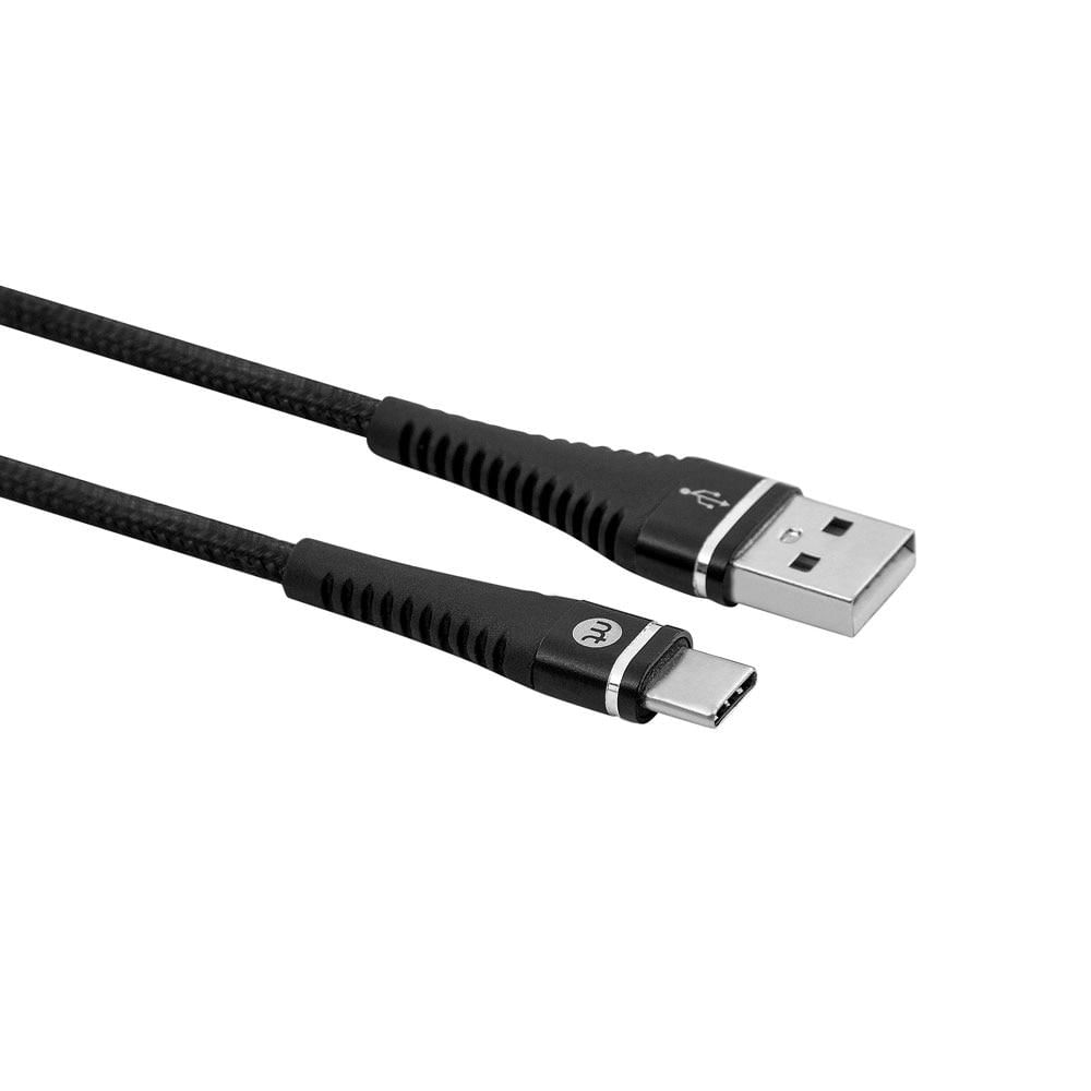Miniatura Cabo USB-A para USB-C, 1,5 metros, Mistertech, Preto