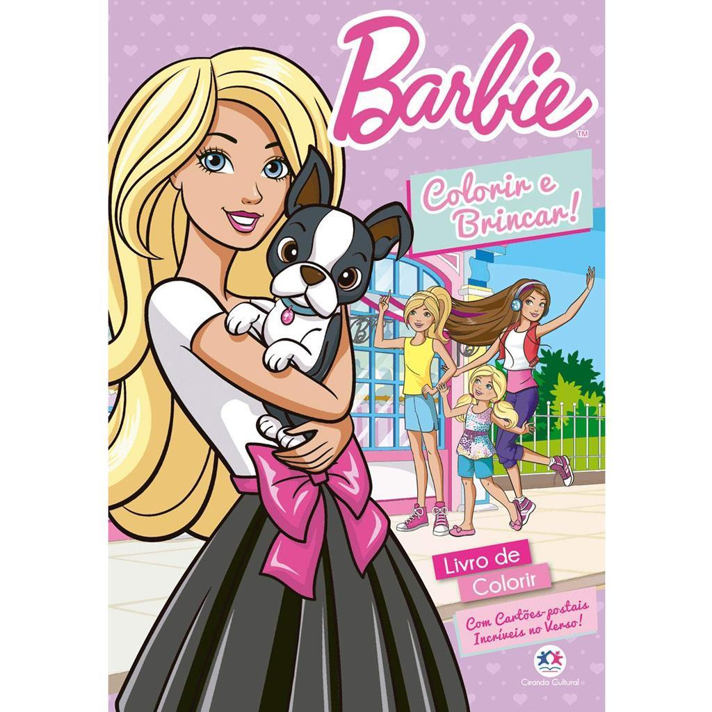 Miniatura Mochila Infantil Costas Tam G Holográfica Com Livro Barbie