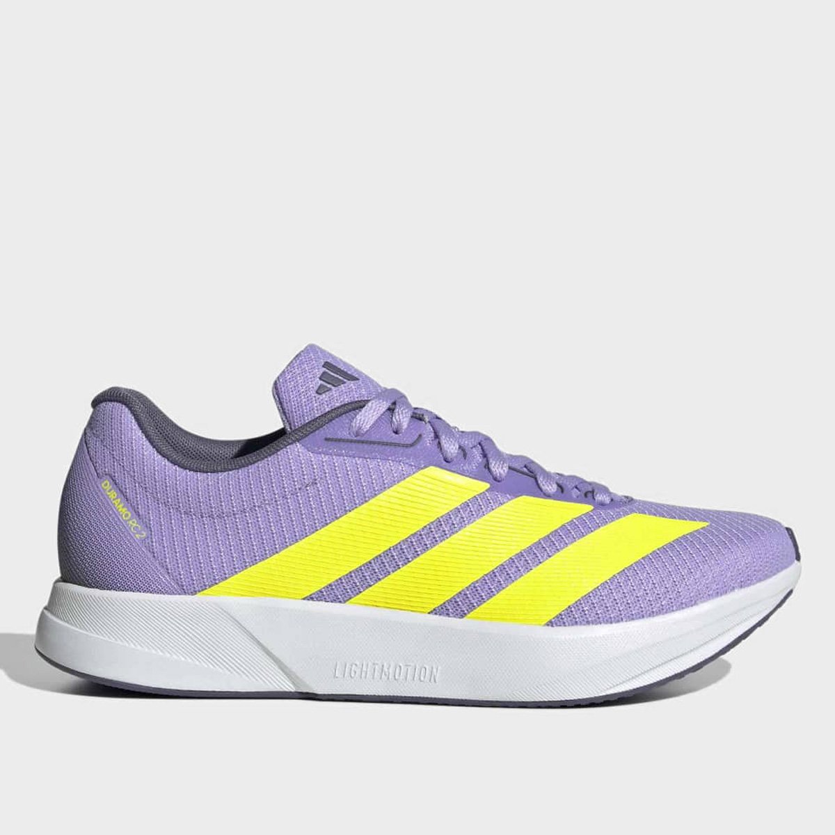 Miniatura Tênis Adidas Duramo RC 2 Feminino Roxo+Amarelo - 34