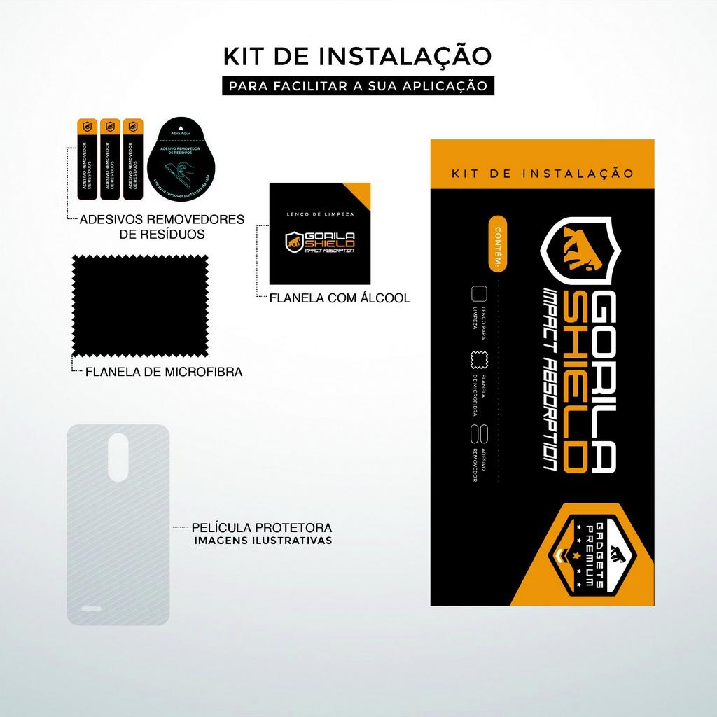 Miniatura Película Traseira de Fibra de Carbono Transparente para Iphone 7 - Gorila Shield