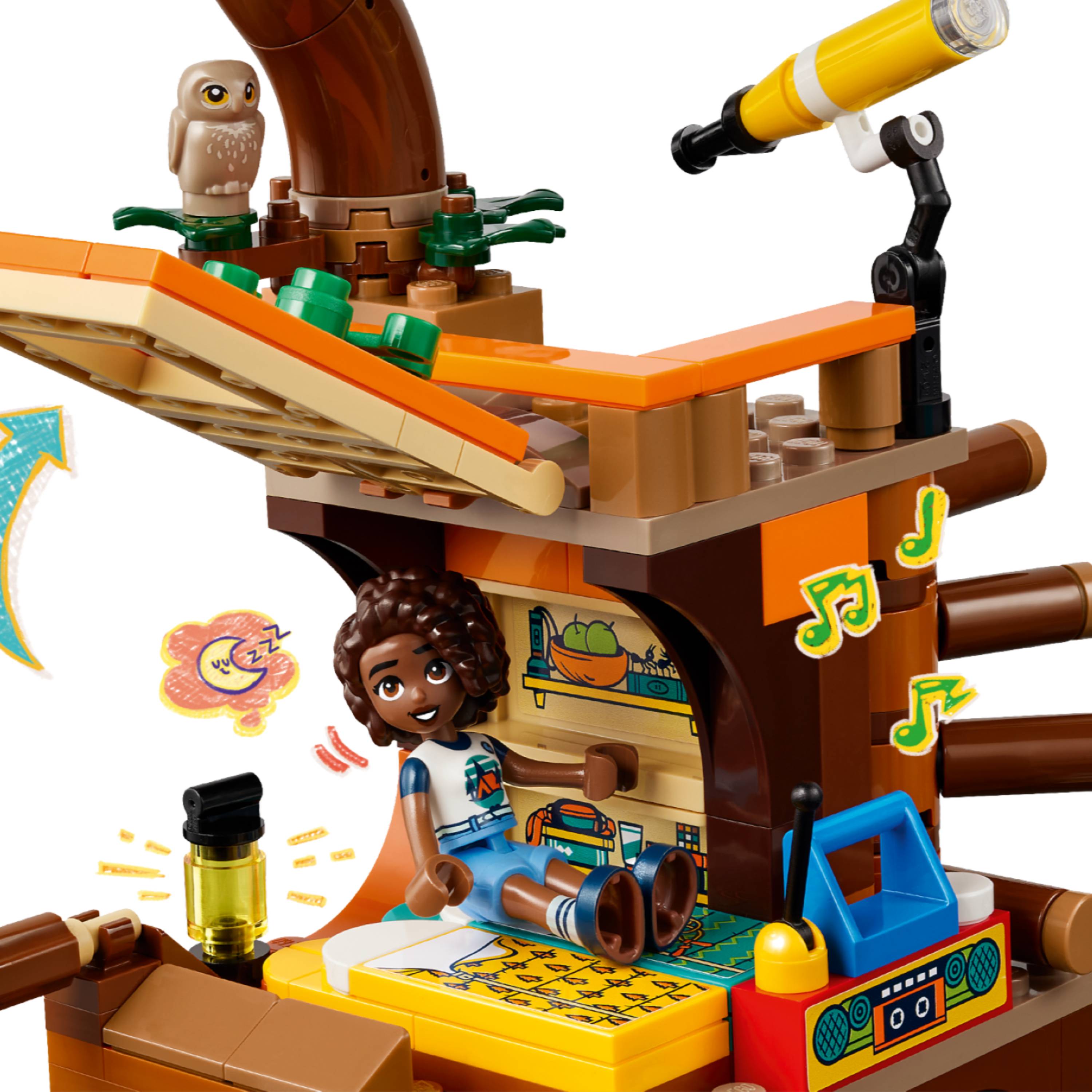 Miniatura LEGO Friends - Casa na árvore do acampamento de aventura