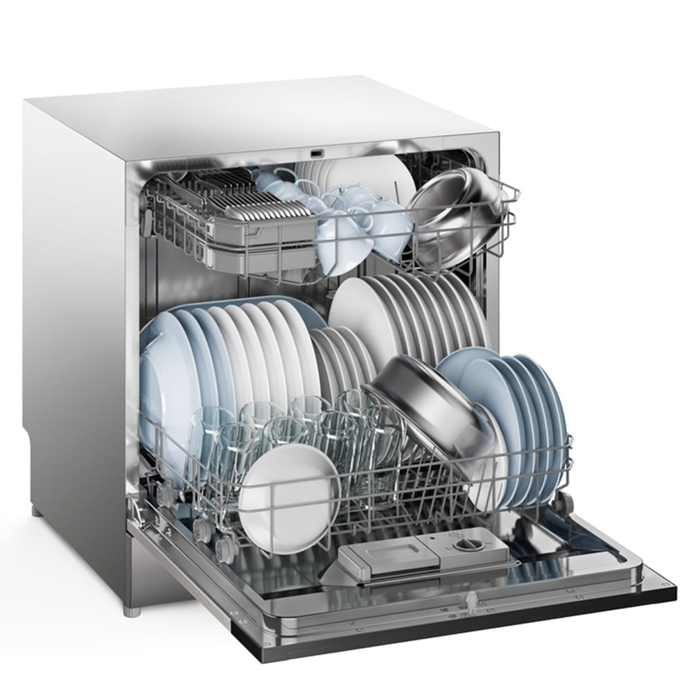 Miniatura Lava-Louça Electrolux 8 Serviços Inox com Programa Lava e Seca 50' (LS08E) 220V