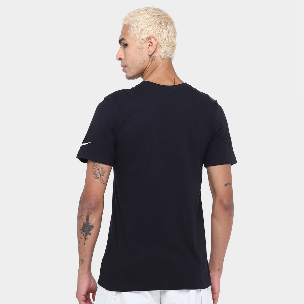 Miniatura Camiseta Nike NFL Baltimore Ravens Essential Team Athletic Masculina Preto - EGG