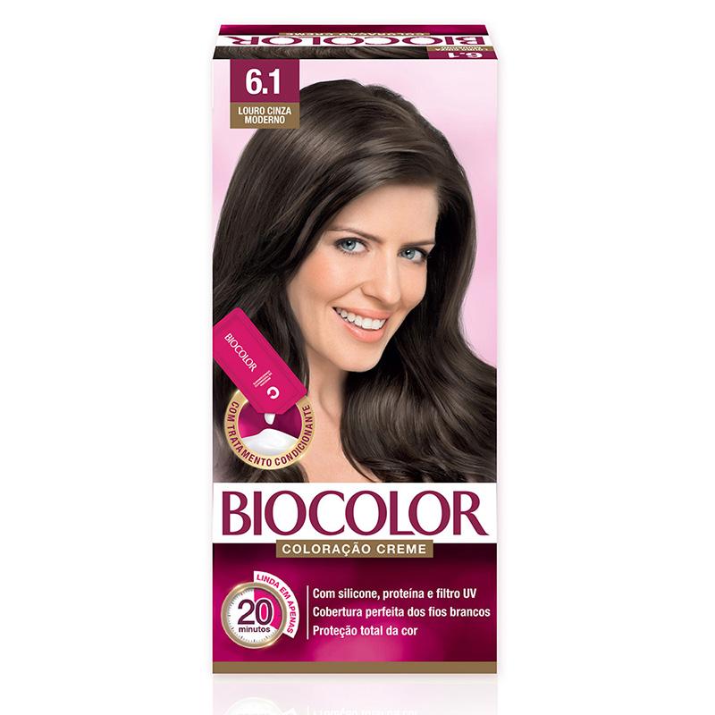 Miniatura Tintura Biocolor Mini Kit Louro Cinza Escuro Moderno 6.1