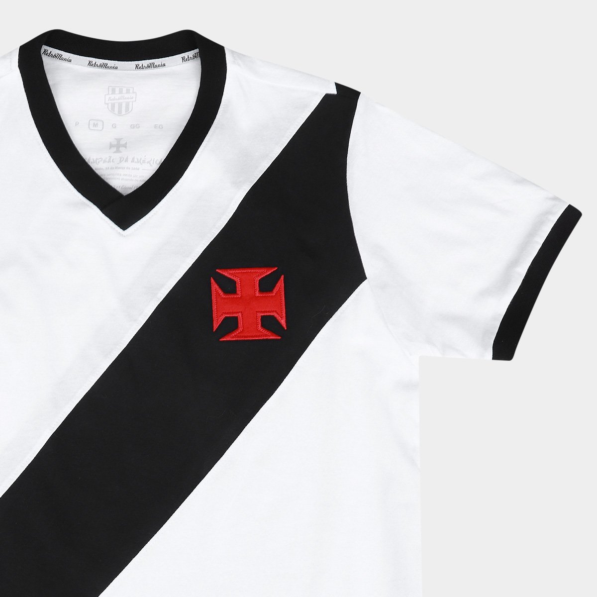 Miniatura Camisa Vasco Retrômania 1948 Masculina Branco - EGG