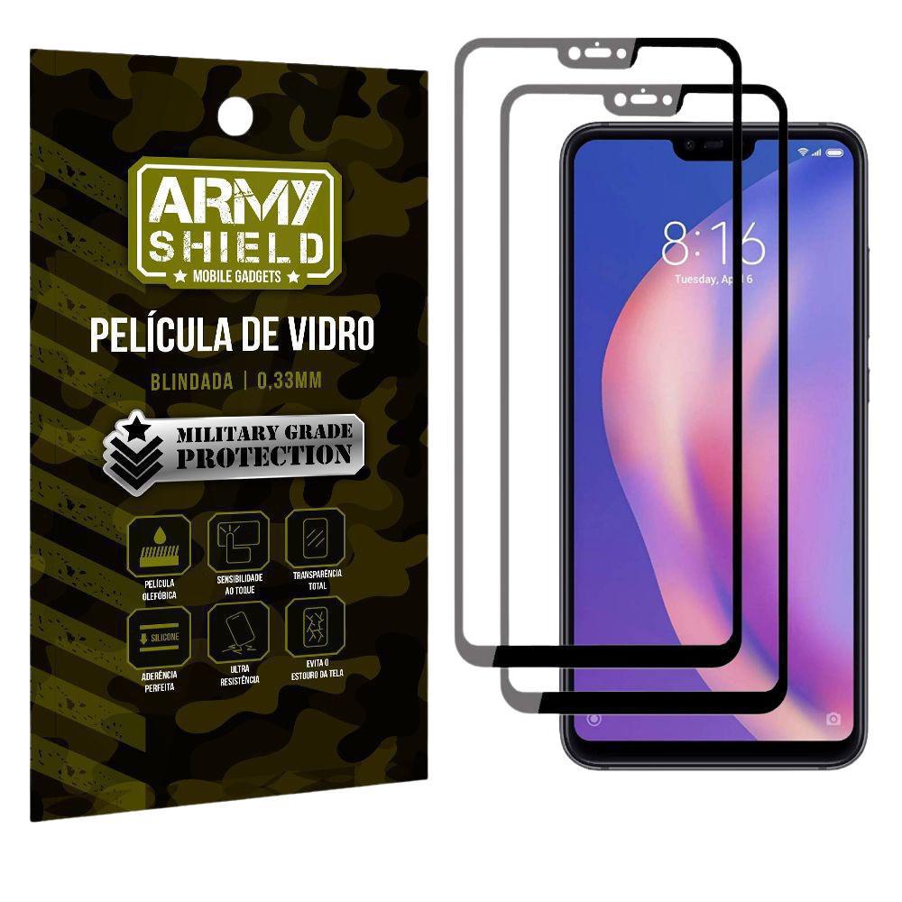Miniatura Kit 2 Películas Vidro Blindada 3D Full Cover Mi 8 Lite