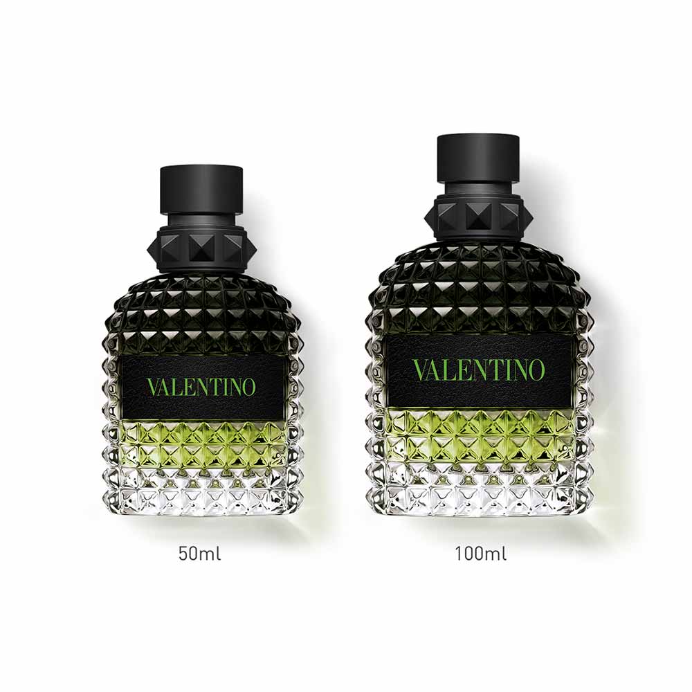 Miniatura Perfume Valentino Born In Roma Green Stravaganza Uomo Eau de Toilette Masculino 100ml