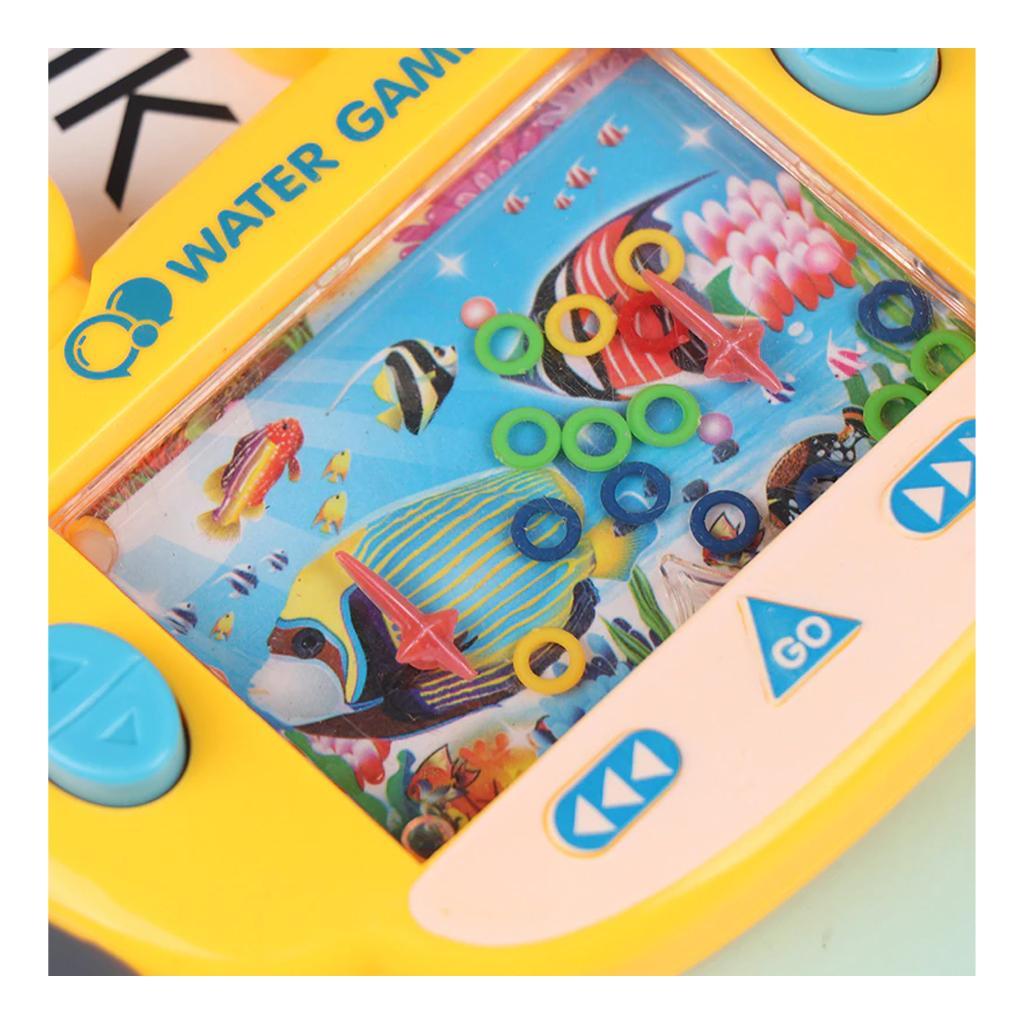 Miniatura Water Ring Jogo Brinquedo Argolas Água Caranguejo Shiny Toys