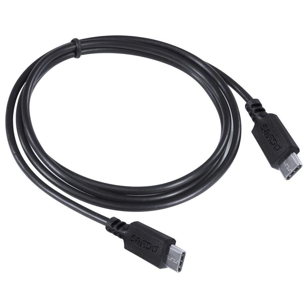 Miniatura Cabo Usb Tipo C 2.0 Para Usb Tipo C 2.0 1m Preto - Pucp-01
