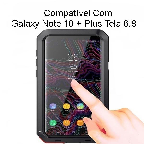 Miniatura Capa Case Galaxy Note 10 + Plus Anti Impacto Armadura Metal