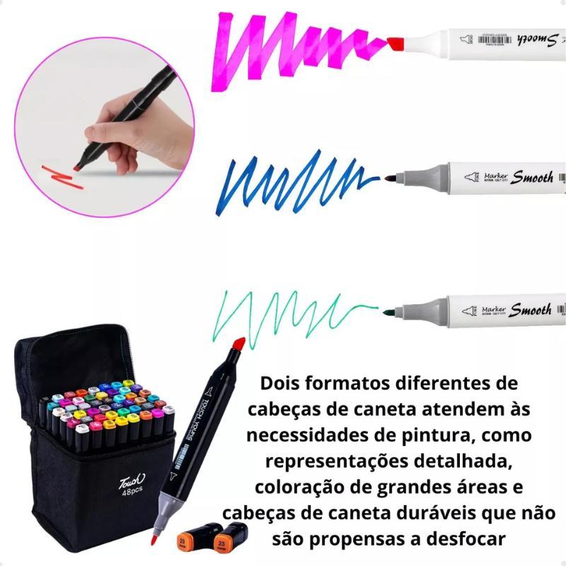 Kit Colorir Bob Goods Livro Capa Dura 50 Páginas + Canetas