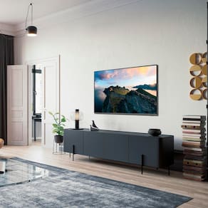 Miniatura Smart TV 75" QLED 4K Samsung QN75Q70DAGXZD com Pontos Quânticos, Upscaling, Gaming Hub, Design AirSlim, Alexa built in e Painel até 120Hz