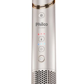 Secador de Cabelos Philco PSC3500 4 em 1 Dobrável Íon Tourmaline 3 Temperaturas + 3 Velocidades 1450W Dourado 110V