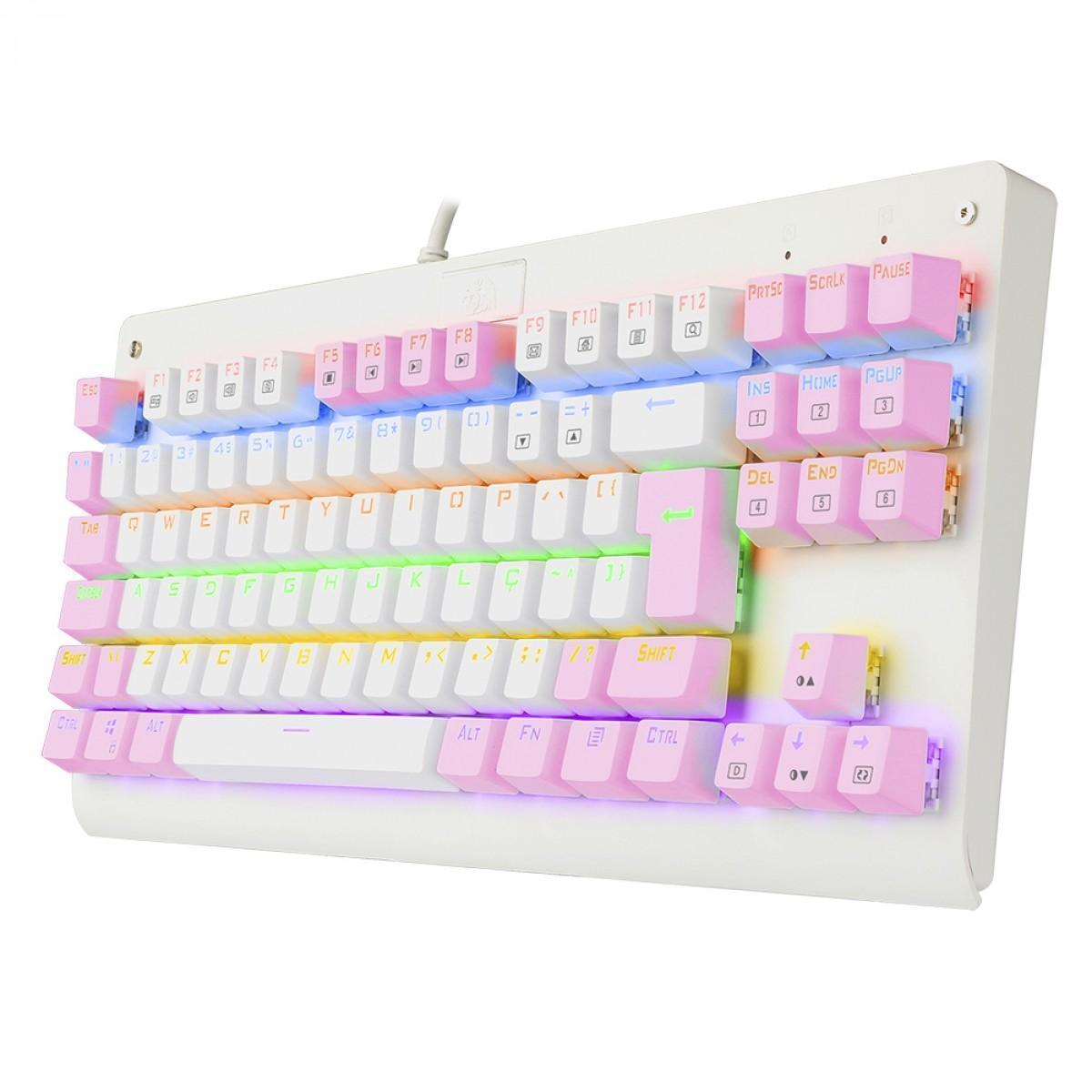 Miniatura Teclado Gamer Redragon Dark Avenger Rainbow Sw Blue K568Wp-R
