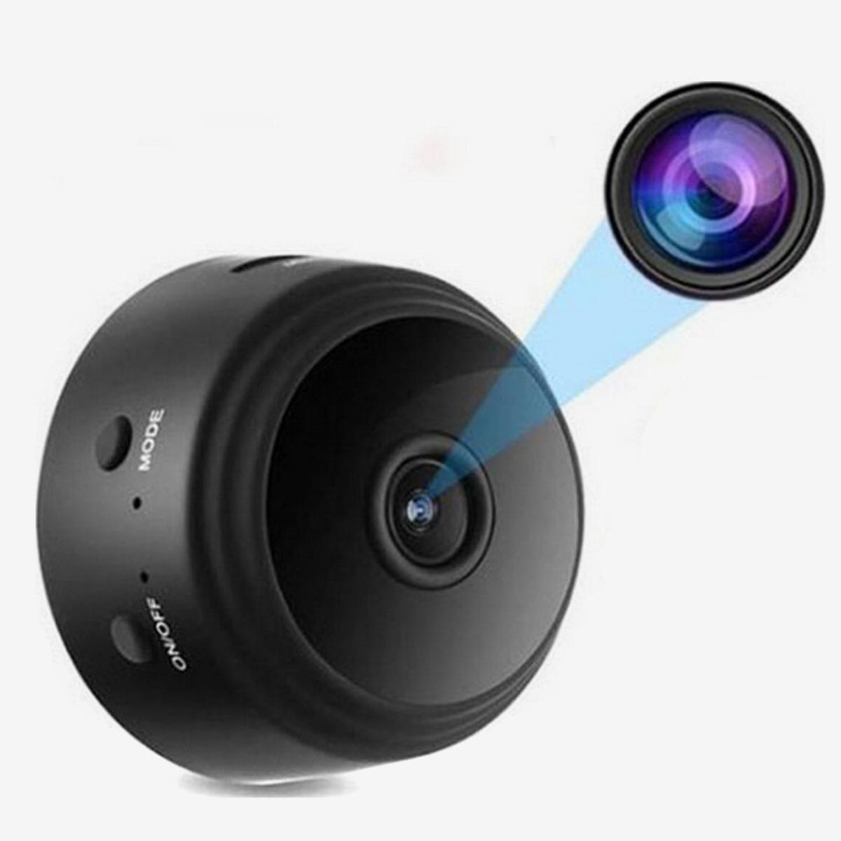 Mini Câmera Monitoramento Casa Carro Segurança Wifi 1080p