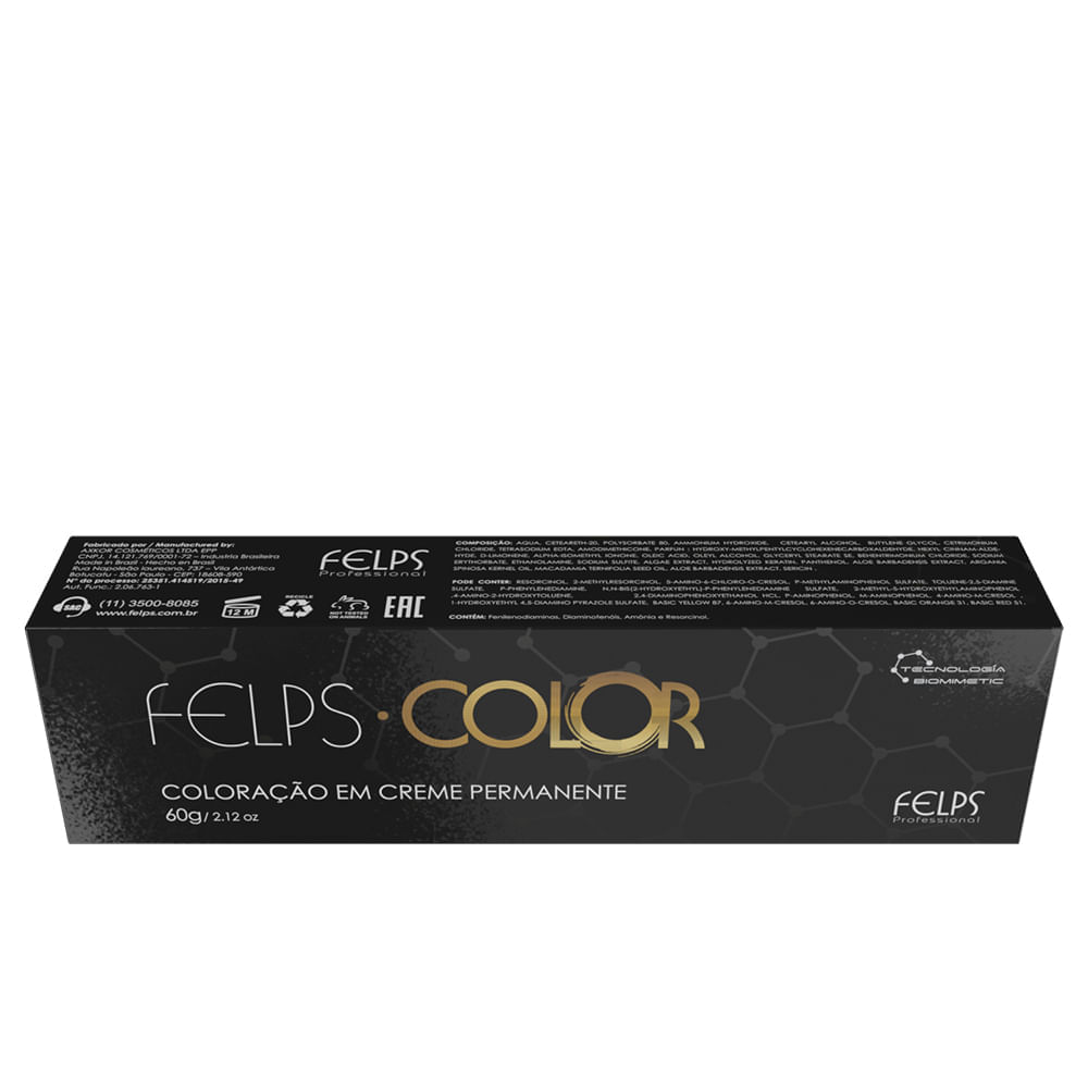 Miniatura Tonalizante Felps Color - Tons Louro Claro 10.0 Louro Claríssimo Base