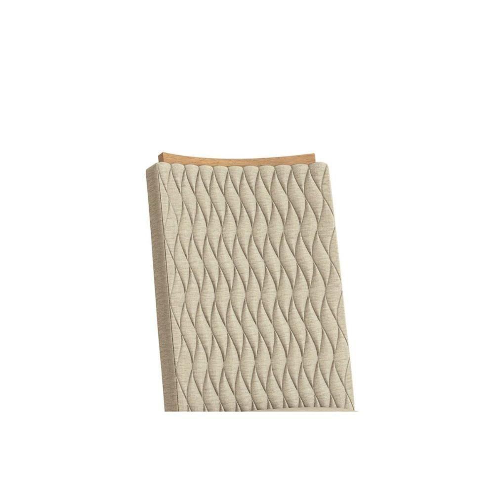 Miniatura Cadeira De Cozinha 2cad157ea Kit 6 Un Eucalipto Suede Marrom A033